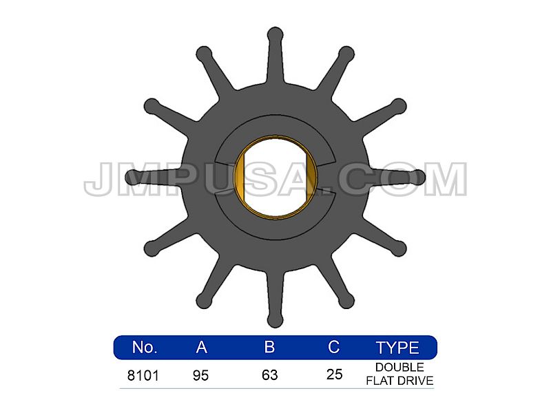 #8101-01K JMP Marine Flexible Impeller Kit